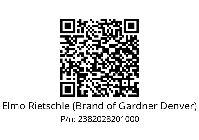   Elmo Rietschle (Brand of Gardner Denver) 2382028201000