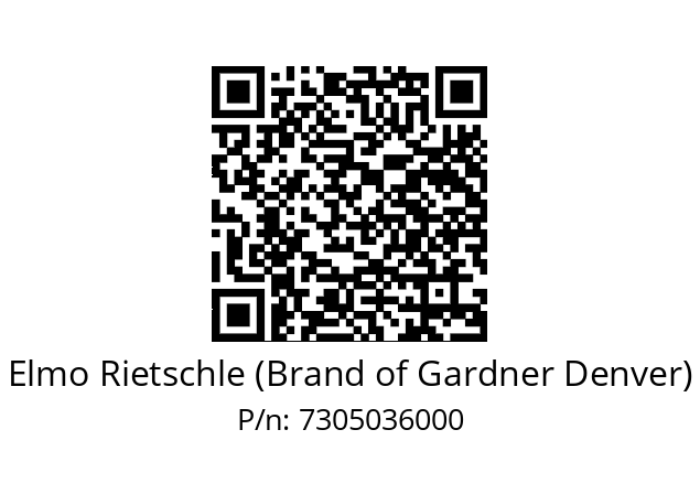   Elmo Rietschle (Brand of Gardner Denver) 7305036000