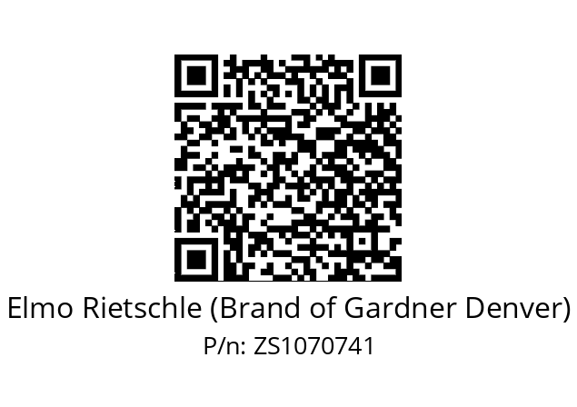   Elmo Rietschle (Brand of Gardner Denver) ZS1070741