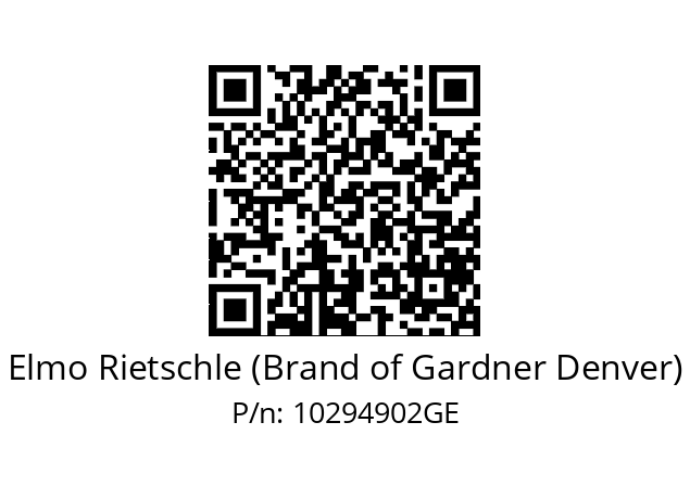   Elmo Rietschle (Brand of Gardner Denver) 10294902GE