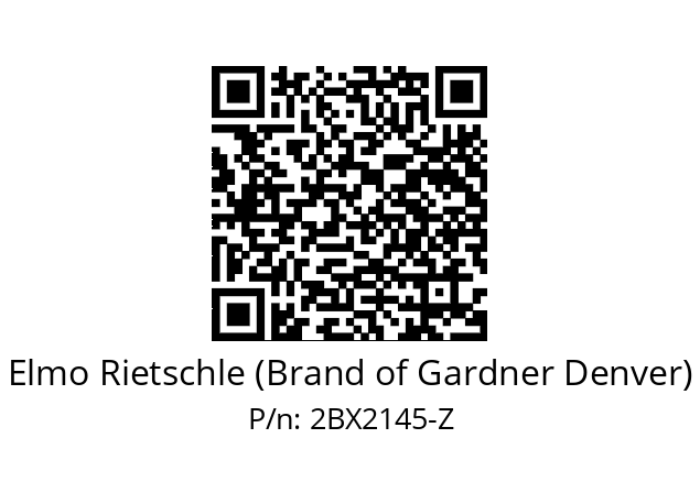   Elmo Rietschle (Brand of Gardner Denver) 2BX2145-Z