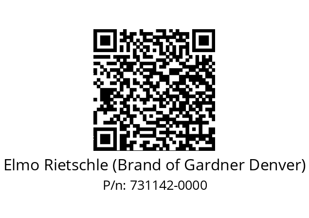   Elmo Rietschle (Brand of Gardner Denver) 731142-0000