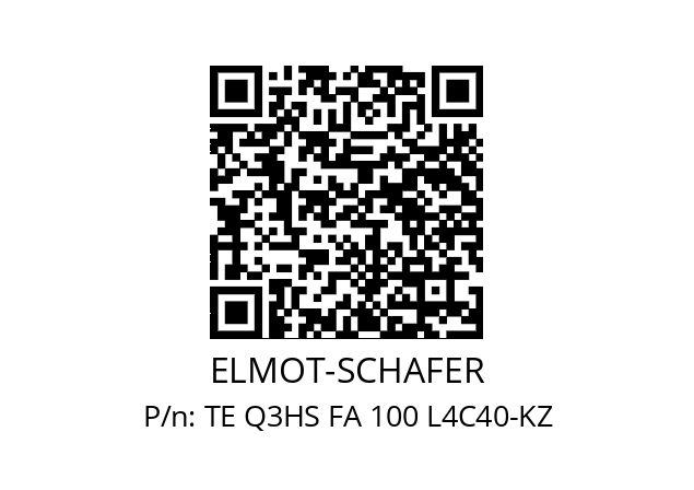   ELMOT-SCHAFER TE Q3HS FA 100 L4C40-KZ