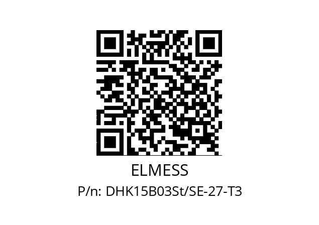   ELMESS DHK15B03St/SE-27-T3