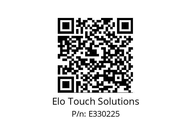   Elo Touch Solutions E330225