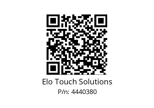   Elo Touch Solutions 4440380