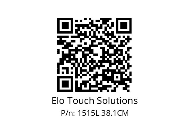   Elo Touch Solutions 1515L 38.1CM