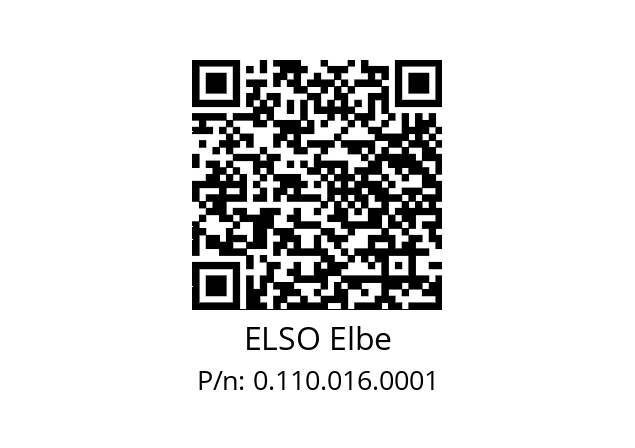   ELSO Elbe 0.110.016.0001