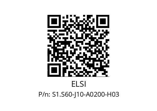   ELSI S1.S60-J10-A0200-H03