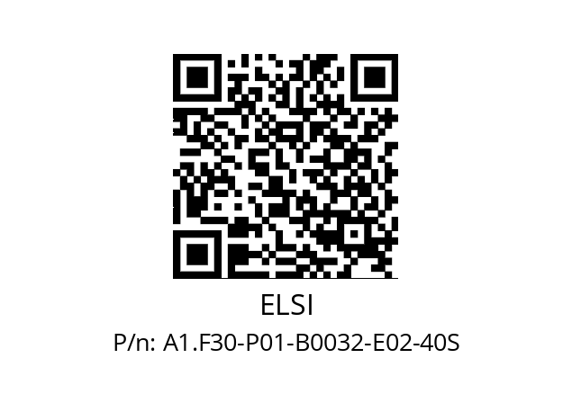   ELSI A1.F30-P01-B0032-E02-40S