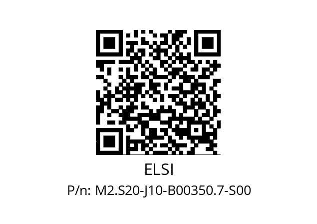   ELSI M2.S20-J10-B00350.7-S00