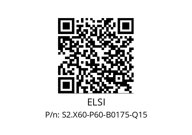   ELSI S2.X60-P60-B0175-Q15