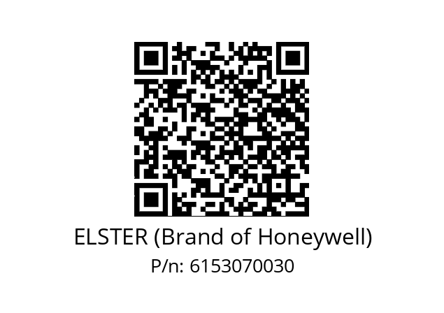   ELSTER (Brand of Honeywell) 6153070030