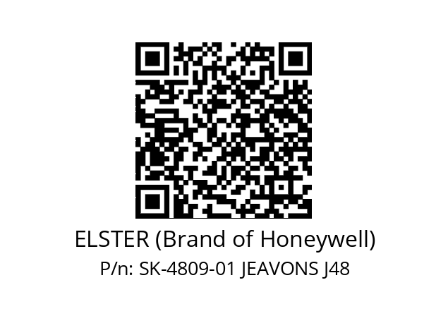   ELSTER (Brand of Honeywell) SK-4809-01 JEAVONS J48