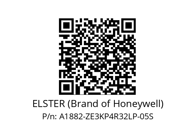   ELSTER (Brand of Honeywell) A1882-ZE3KP4R32LP-05S