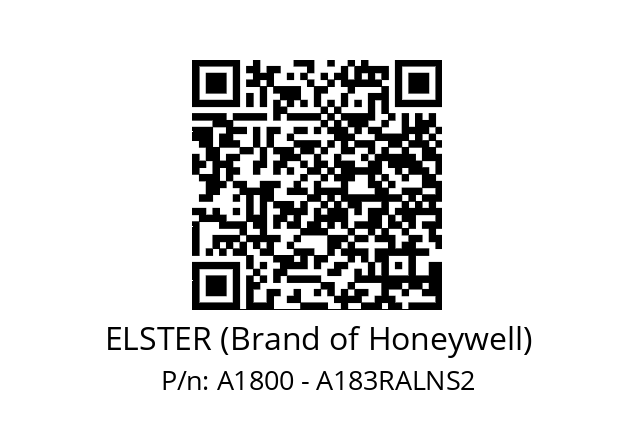   ELSTER (Brand of Honeywell) A1800 - A183RALNS2