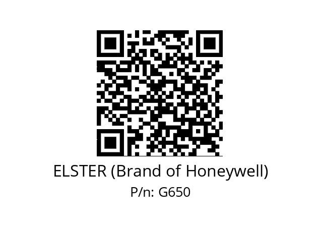   ELSTER (Brand of Honeywell) G650