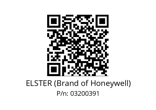   ELSTER (Brand of Honeywell) 03200391