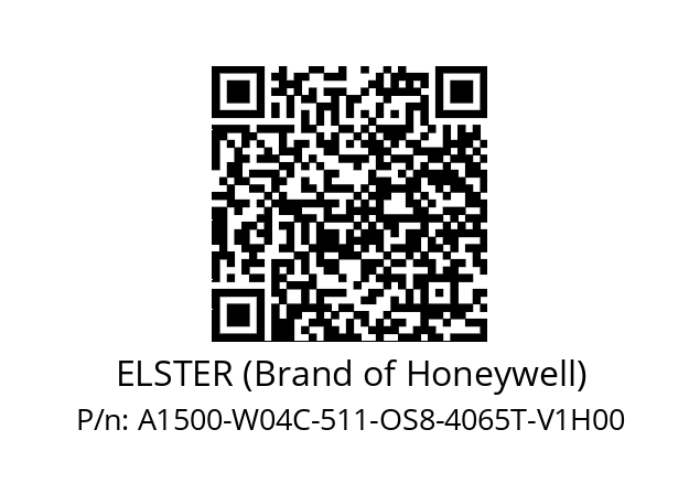   ELSTER (Brand of Honeywell) A1500-W04C-511-OS8-4065T-V1H00