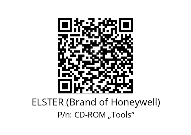   ELSTER (Brand of Honeywell) CD-ROM „Tools“