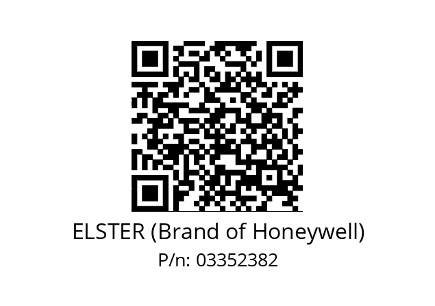   ELSTER (Brand of Honeywell) 03352382