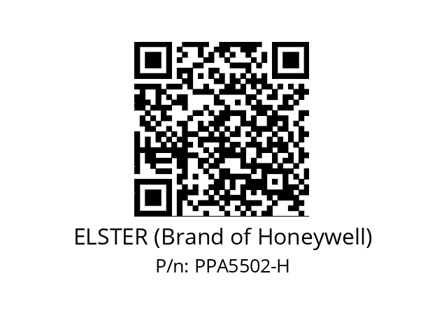   ELSTER (Brand of Honeywell) PPA5502-H