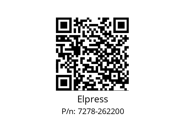   Elpress 7278-262200