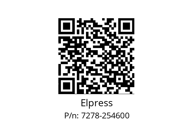   Elpress 7278-254600