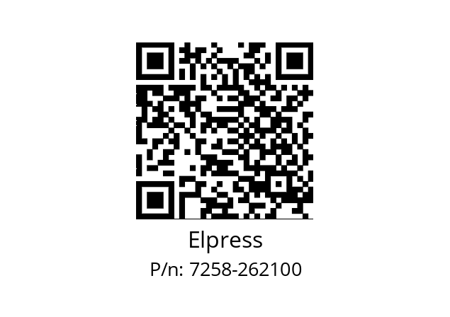   Elpress 7258-262100