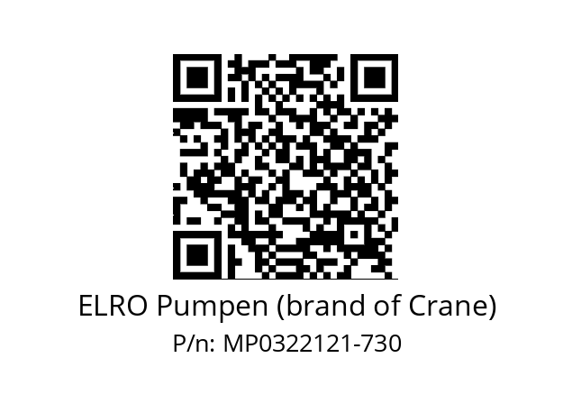   ELRO Pumpen (brand of Crane) MP0322121-730