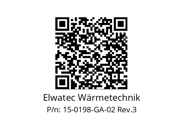   Elwatec Wärmetechnik 15-0198-GA-02 Rev.3