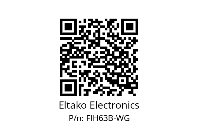   Eltako Electronics FIH63B-WG