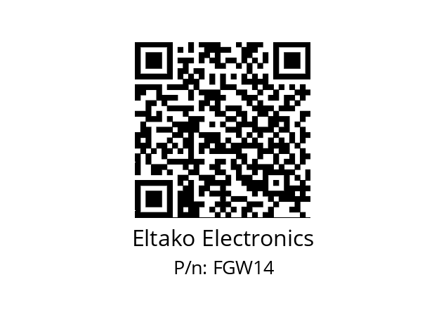   Eltako Electronics FGW14