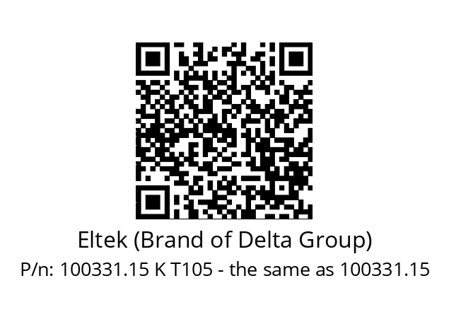   Eltek (Brand of Delta Group) 100331.15 K T105 - the same as 100331.15