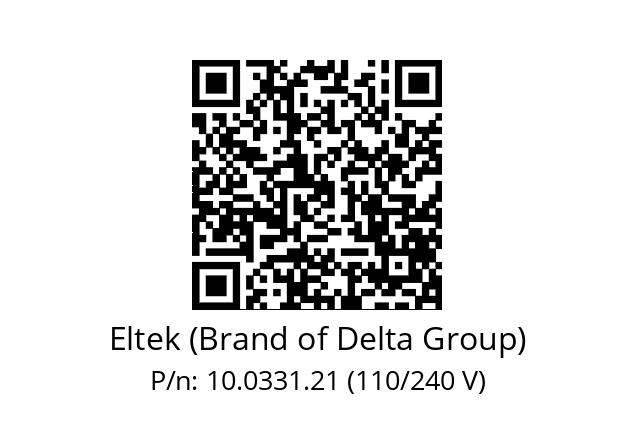   Eltek (Brand of Delta Group) 10.0331.21 (110/240 V)