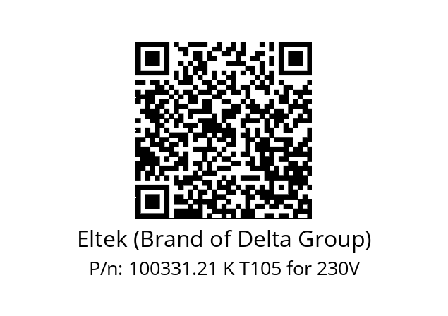   Eltek (Brand of Delta Group) 100331.21 K T105 for 230V