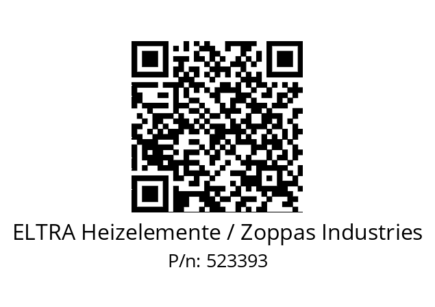   ELTRA Heizelemente / Zoppas Industries 523393