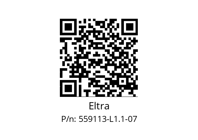   Eltra 559113-L1.1-07