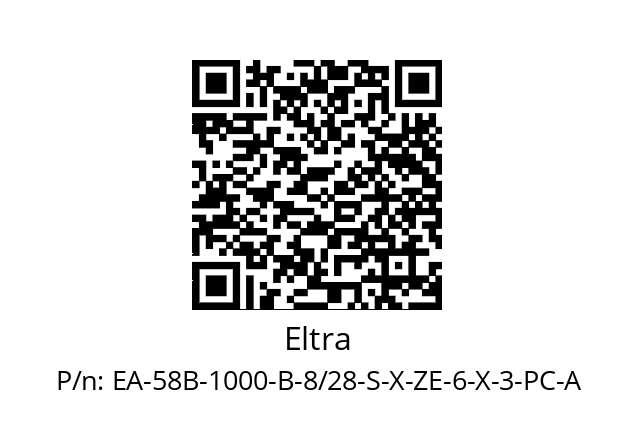   Eltra EA-58B-1000-B-8/28-S-X-ZE-6-X-3-PC-A