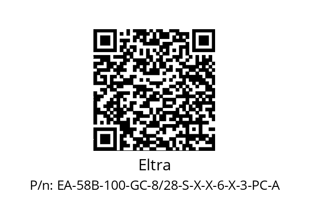   Eltra EA-58B-100-GC-8/28-S-X-X-6-X-3-PC-A