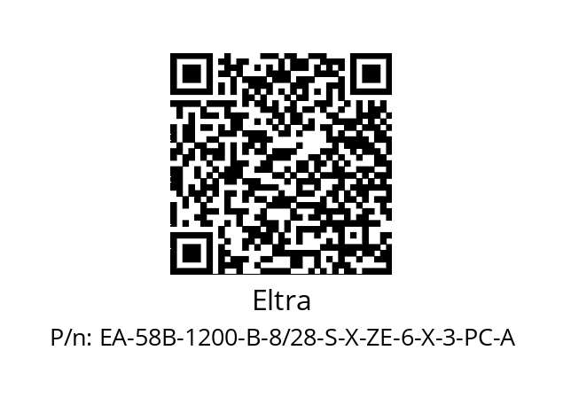   Eltra EA-58B-1200-B-8/28-S-X-ZE-6-X-3-PC-A