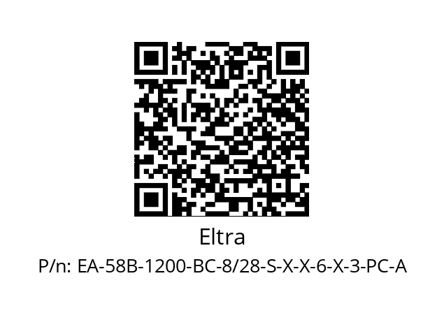   Eltra EA-58B-1200-BC-8/28-S-X-X-6-X-3-PC-A