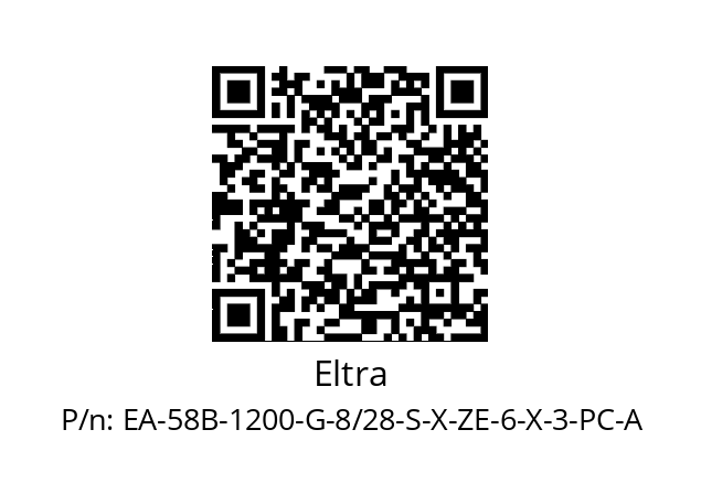   Eltra EA-58B-1200-G-8/28-S-X-ZE-6-X-3-PC-A