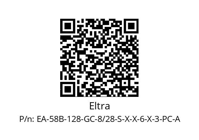   Eltra EA-58B-128-GC-8/28-S-X-X-6-X-3-PC-A