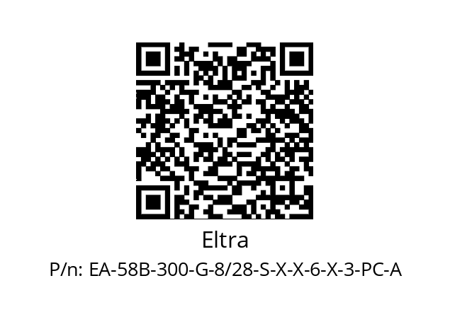   Eltra EA-58B-300-G-8/28-S-X-X-6-X-3-PC-A