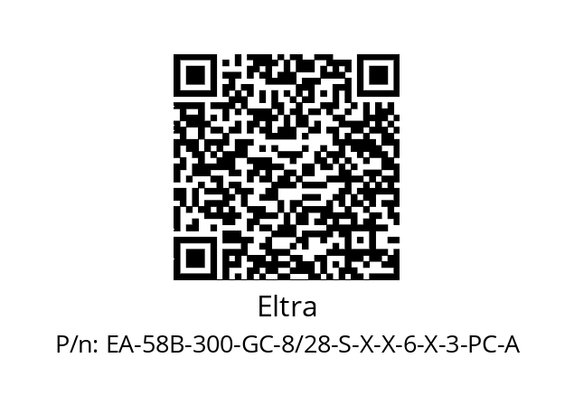   Eltra EA-58B-300-GC-8/28-S-X-X-6-X-3-PC-A