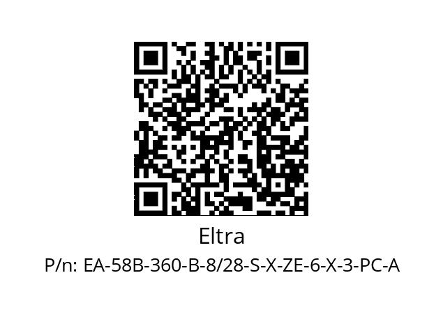   Eltra EA-58B-360-B-8/28-S-X-ZE-6-X-3-PC-A