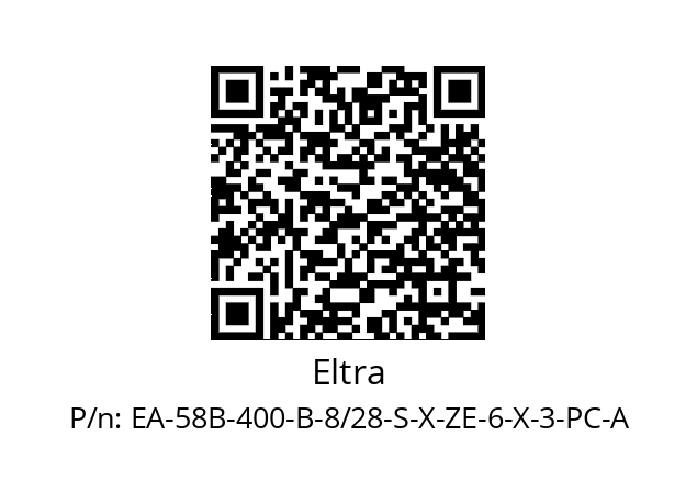   Eltra EA-58B-400-B-8/28-S-X-ZE-6-X-3-PC-A