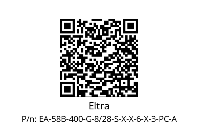   Eltra EA-58B-400-G-8/28-S-X-X-6-X-3-PC-A