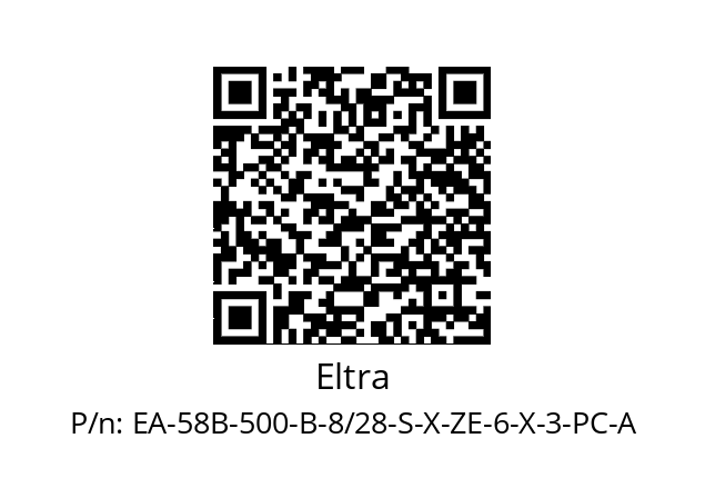   Eltra EA-58B-500-B-8/28-S-X-ZE-6-X-3-PC-A